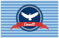 Thumbnail for Personalized Eagles / Hawks Placemat VIII - Ribbon Silhouette -  View