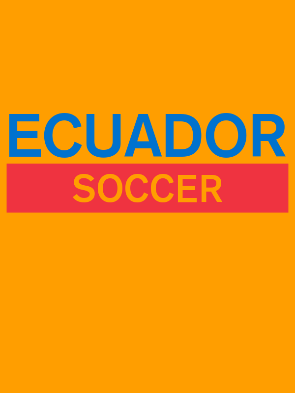 Ecuador Soccer T-Shirt - Gold - Decorate View