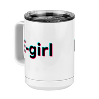 Thumbnail for E-girl Coffee Mug Tumbler with Handle (15 oz) - TikTok Trends - Front Left View