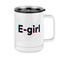 Thumbnail for E-girl Coffee Mug Tumbler with Handle (15 oz) - TikTok Trends - Right View