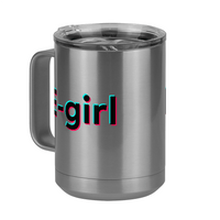 Thumbnail for E-girl Coffee Mug Tumbler with Handle (15 oz) - TikTok Trends - Front Left View