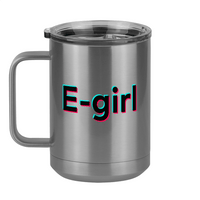 Thumbnail for E-girl Coffee Mug Tumbler with Handle (15 oz) - TikTok Trends - Left View