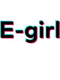 Thumbnail for E-Girl T-Shirt - White - TikTok Trends - Decorate View