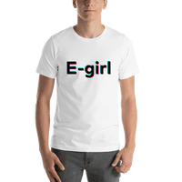 Thumbnail for E-Girl T-Shirt - White - TikTok Trends - Shirt View