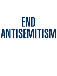 Thumbnail for End Antisemitism T-Shirt - White - Decorate View