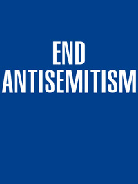 Thumbnail for End Antisemitism T-Shirt - Blue - Decorate View