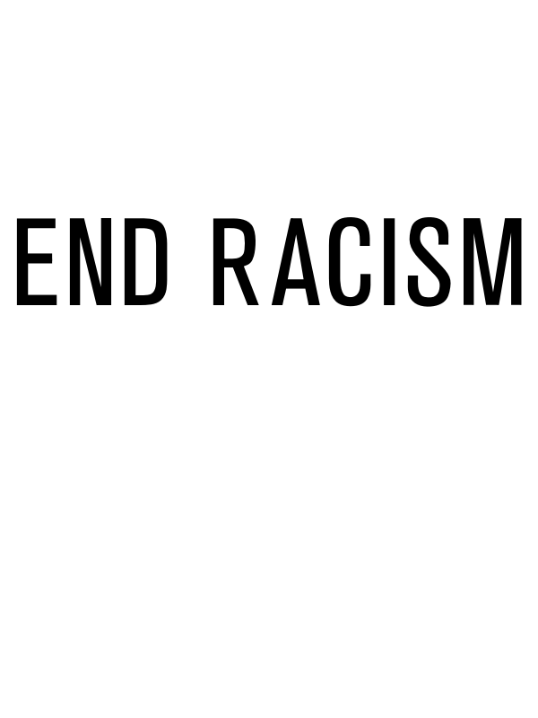 End Racism T-Shirt - White - Decorate View