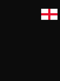 Thumbnail for England Flag T-Shirt - Black - Decorate View