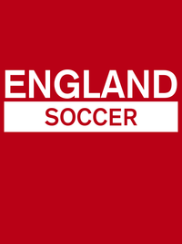 Thumbnail for England Soccer T-Shirt - Red - Decorate View