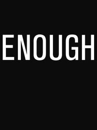 Thumbnail for Enough T-Shirt - Black - Decorate View