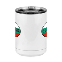 Thumbnail for Euro Oval Coffee Mug Tumbler with Handle (15 oz) - Bulgaria - Front View