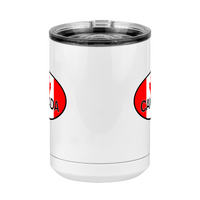 Thumbnail for Euro Oval Coffee Mug Tumbler with Handle (15 oz) - Canada - Front View