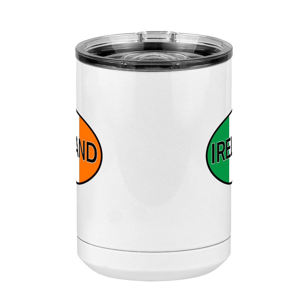 Euro Oval Coffee Mug Tumbler with Handle (15 oz) - Ireland - Front View