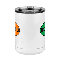 Thumbnail for Euro Oval Coffee Mug Tumbler with Handle (15 oz) - Ireland - Front View