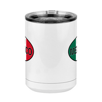 Thumbnail for Euro Oval Coffee Mug Tumbler with Handle (15 oz) - Mexico - Front View