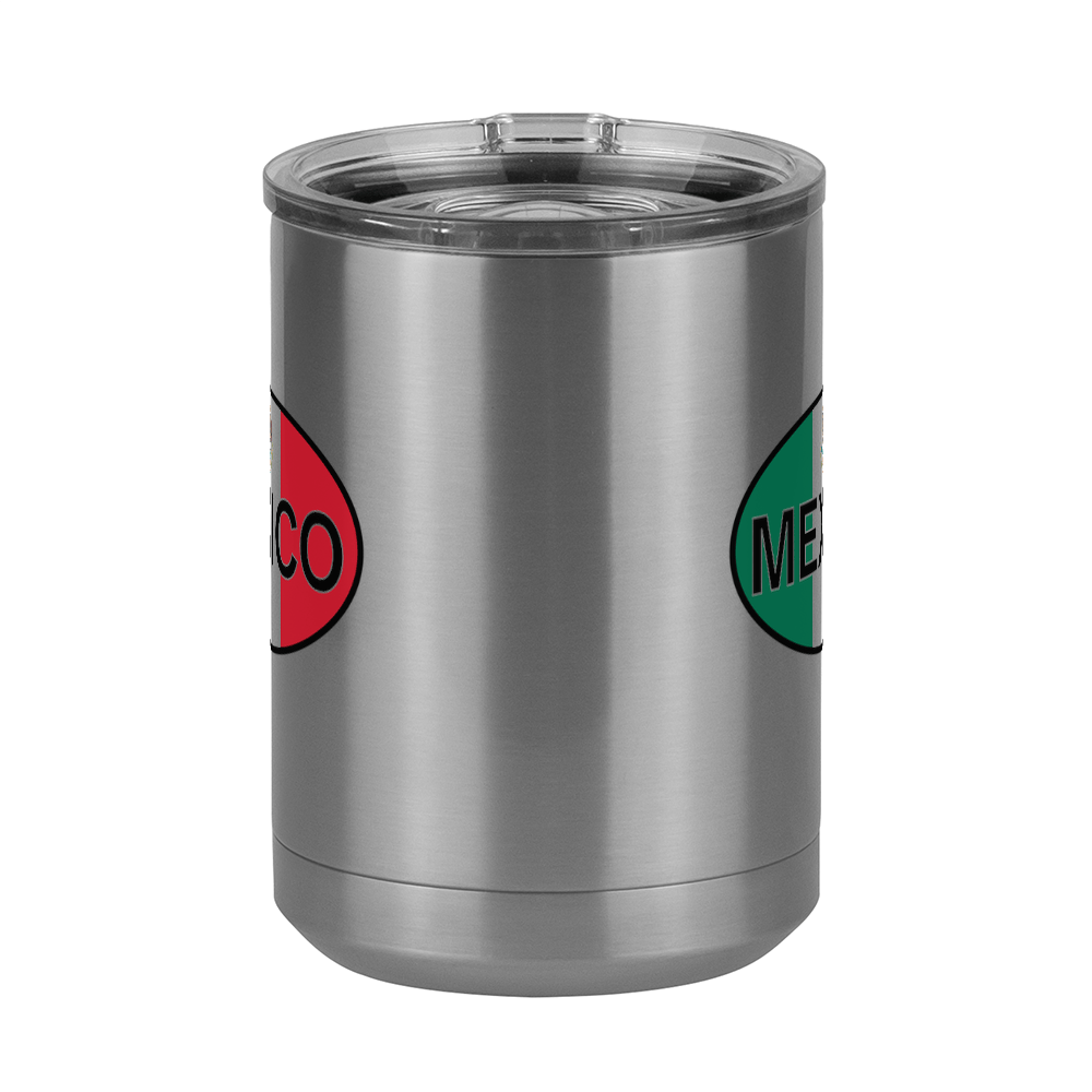 Euro Oval Coffee Mug Tumbler with Handle (15 oz) - Mexico - Front View