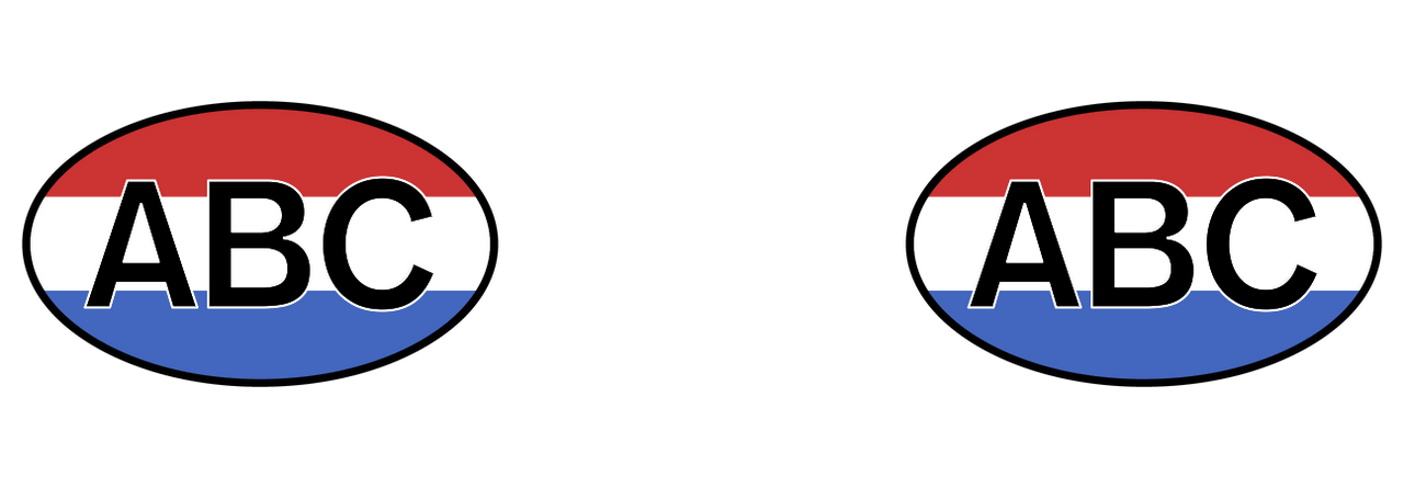 Personalized Euro Oval Travel Coffee Mug Tumbler with Handle (20 oz) - Horizontal Stripes - Graphic View