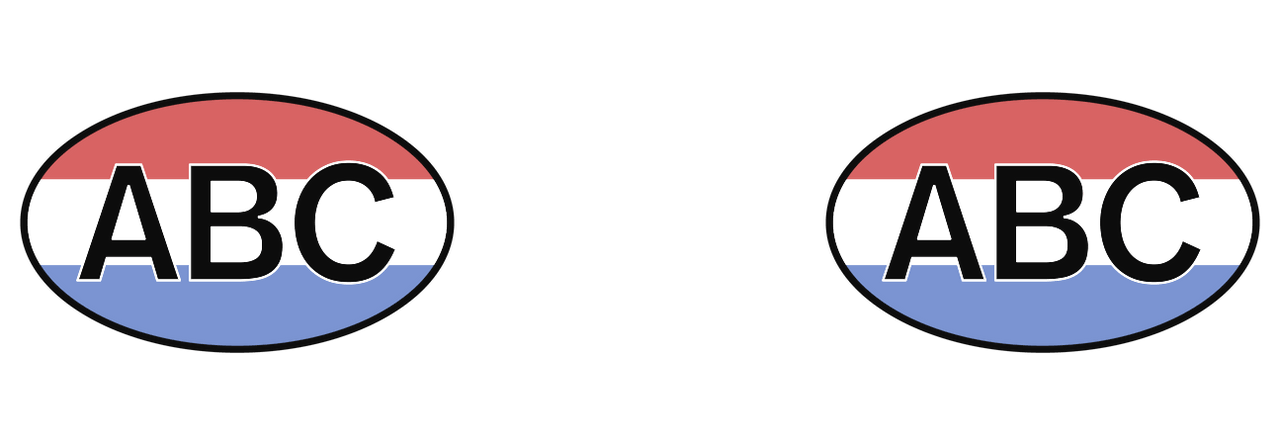 Personalized Euro Oval Travel Coffee Mug Tumbler with Handle (20 oz) - Horizontal Stripes - Graphic View