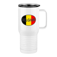 Thumbnail for Euro Oval Travel Coffee Mug Tumbler with Handle (20 oz) - Belgium - Right View