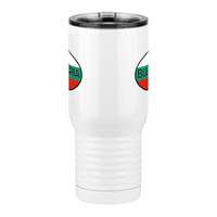 Thumbnail for Euro Oval Travel Coffee Mug Tumbler with Handle (20 oz) - Bulgaria - Front View