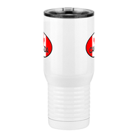 Thumbnail for Euro Oval Travel Coffee Mug Tumbler with Handle (20 oz) - Canada - Front View