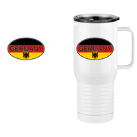 Thumbnail for Euro Oval Travel Coffee Mug Tumbler with Handle (20 oz) - Germany - Design View