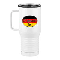 Thumbnail for Euro Oval Travel Coffee Mug Tumbler with Handle (20 oz) - Germany - Left View