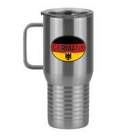Thumbnail for Euro Oval Travel Coffee Mug Tumbler with Handle (20 oz) - Germany - Left View