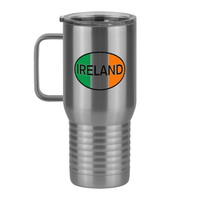 Thumbnail for Euro Oval Travel Coffee Mug Tumbler with Handle (20 oz) - Ireland - Left View