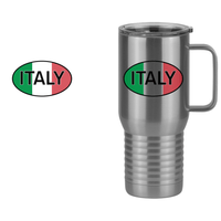 Thumbnail for Euro Oval Travel Coffee Mug Tumbler with Handle (20 oz) - Italy - Design View