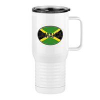 Thumbnail for Euro Oval Travel Coffee Mug Tumbler with Handle (20 oz) - Jamaica - Right View