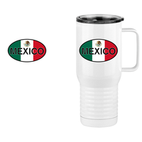 Thumbnail for Euro Oval Travel Coffee Mug Tumbler with Handle (20 oz) - Mexico - Design View