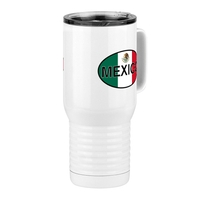 Thumbnail for Euro Oval Travel Coffee Mug Tumbler with Handle (20 oz) - Mexico - Front Right View