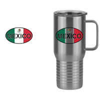 Thumbnail for Euro Oval Travel Coffee Mug Tumbler with Handle (20 oz) - Mexico - Design View
