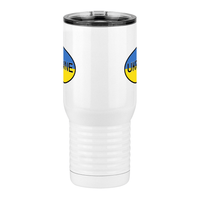 Thumbnail for Euro Oval Travel Coffee Mug Tumbler with Handle (20 oz) - Ukraine - Front View