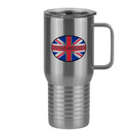 Thumbnail for Euro Oval Travel Coffee Mug Tumbler with Handle (20 oz) - United Kingdom - Right View
