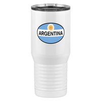 Thumbnail for Euro Oval Tall Travel Tumbler (20 oz) - Argentina - Right View
