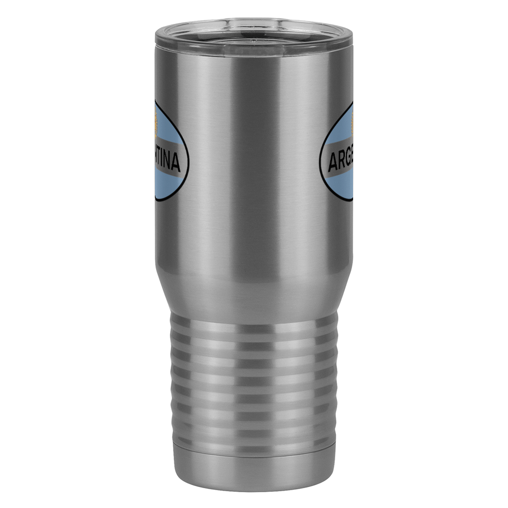 Euro Oval Tall Travel Tumbler (20 oz) - Argentina - Front View
