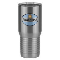 Thumbnail for Euro Oval Tall Travel Tumbler (20 oz) - Argentina - Left View