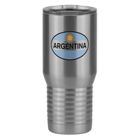 Thumbnail for Euro Oval Tall Travel Tumbler (20 oz) - Argentina - Right View