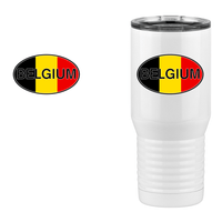 Thumbnail for Euro Oval Tall Travel Tumbler (20 oz) - Belgium - Design View
