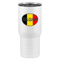 Thumbnail for Euro Oval Tall Travel Tumbler (20 oz) - Belgium - Left View