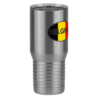 Thumbnail for Euro Oval Tall Travel Tumbler (20 oz) - Belgium - Front Right View