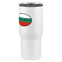Thumbnail for Euro Oval Tall Travel Tumbler (20 oz) - Bulgaria - Front Left View