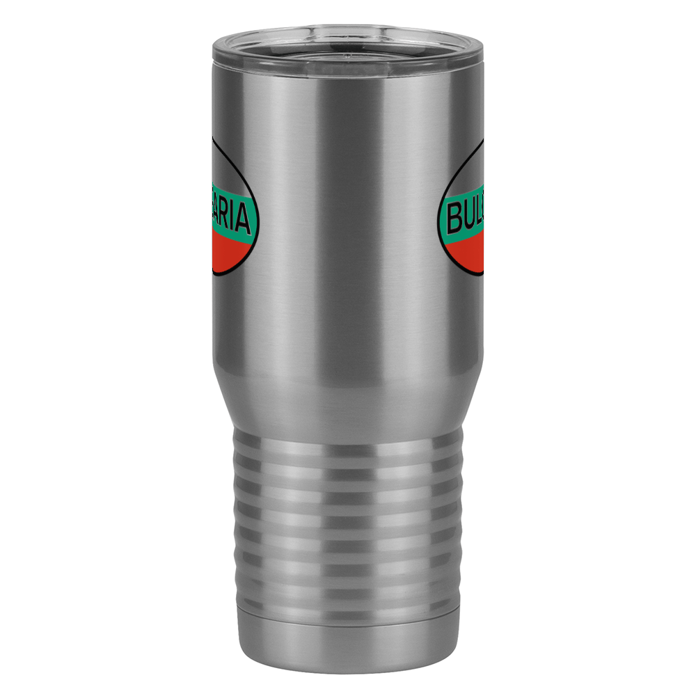 Euro Oval Tall Travel Tumbler (20 oz) - Bulgaria - Front View