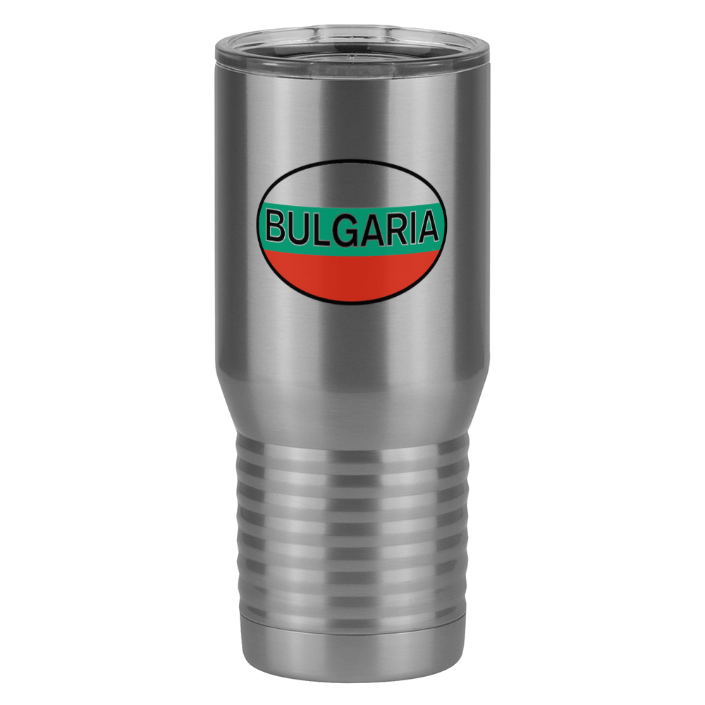 Euro Oval Tall Travel Tumbler (20 oz) - Bulgaria - Left View