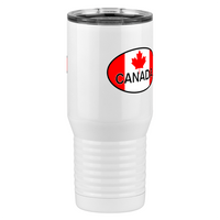 Thumbnail for Euro Oval Tall Travel Tumbler (20 oz) - Canada - Front Right View