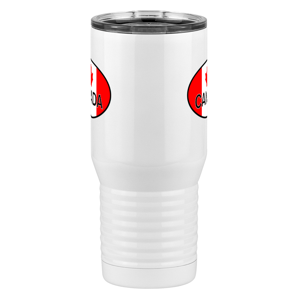 Euro Oval Tall Travel Tumbler (20 oz) - Canada - Front View