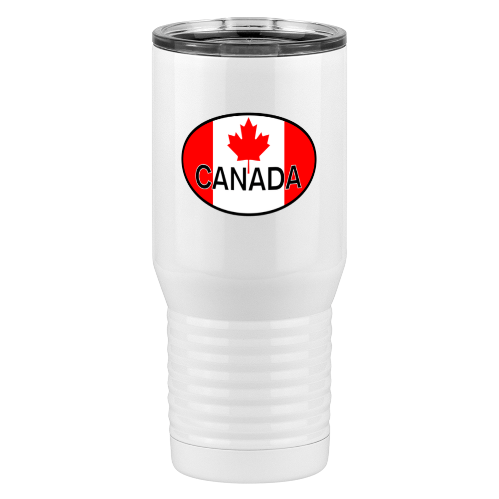 Euro Oval Tall Travel Tumbler (20 oz) - Canada - Left View