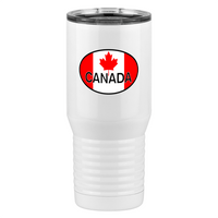 Thumbnail for Euro Oval Tall Travel Tumbler (20 oz) - Canada - Left View